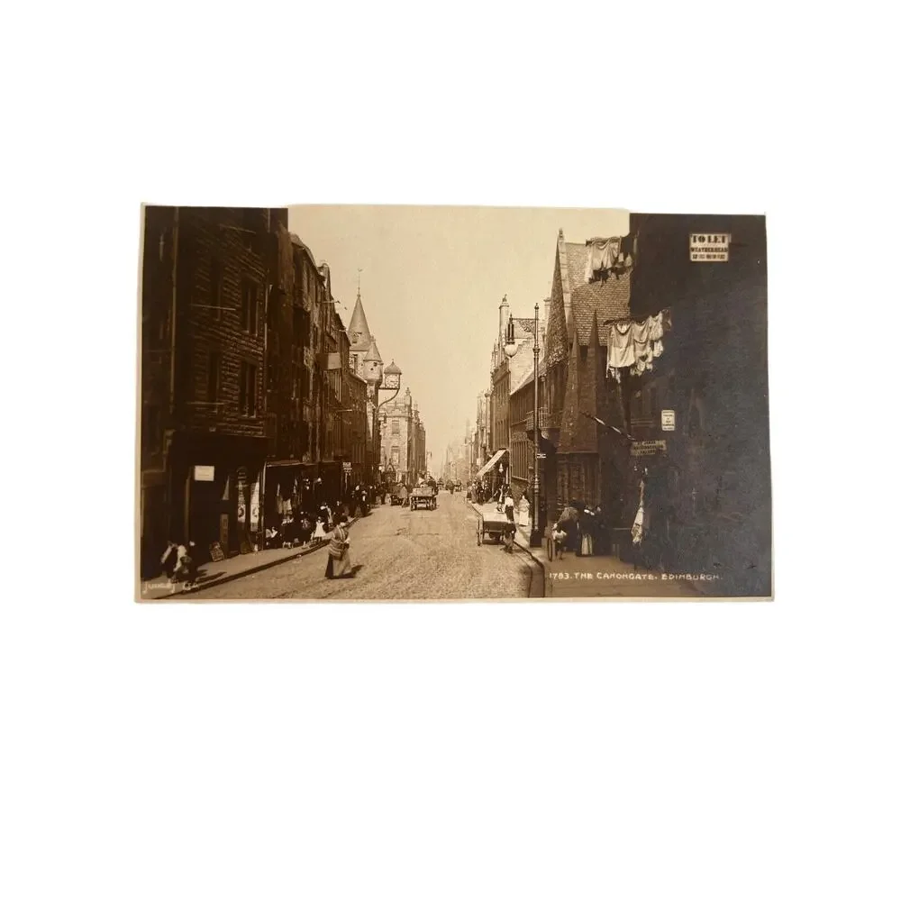 Atq RPPC Postcard Ephemera Early 1900s Picture Judges LTD Edinburgh Canongate